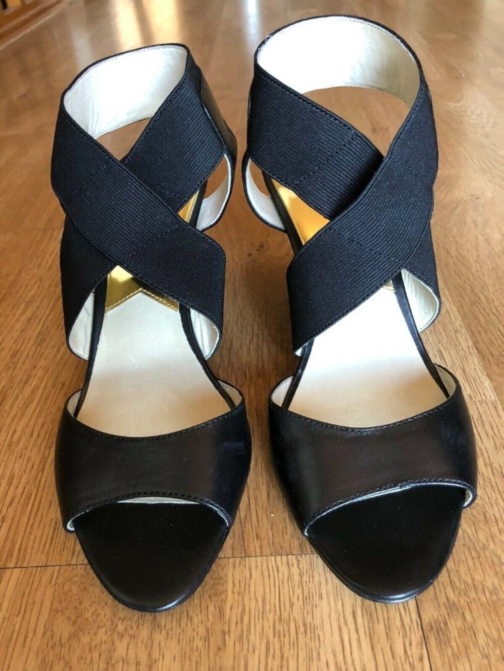 Michael Kors Wedge Strappy Heels Shoes - Picture 2 of 5